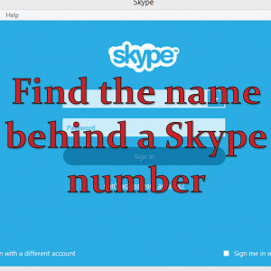 skype number free